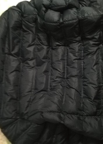 l Beden siyah Renk Pull&bear hafif şişme mont