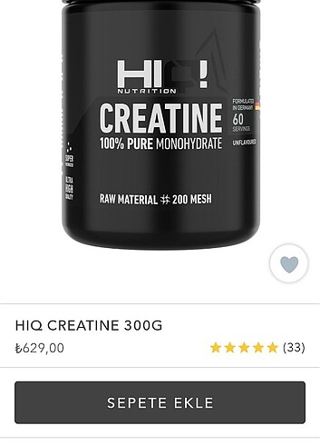 Hiq creatine 