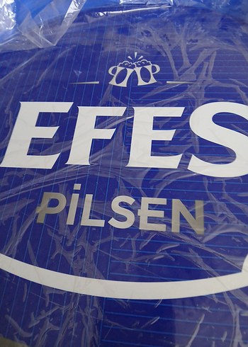 Mavi Parlak Efes Pilsen Tepsi orijinal - Görsel 2