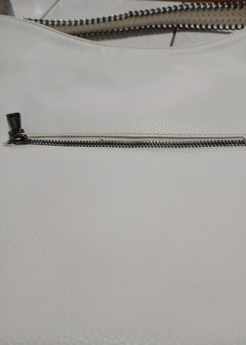 Guess Beyaz Deri Kadın Çanta - Görsel 6