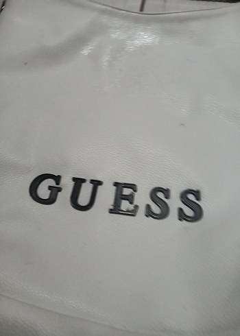 Guess Beyaz Deri Kadın Çanta - Görsel 2