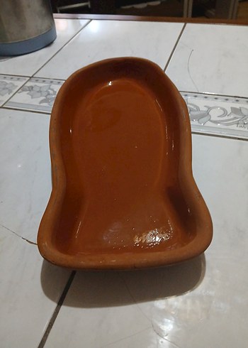 Koyu Kahverengi Seramik Yemek Kabı - Görsel 4