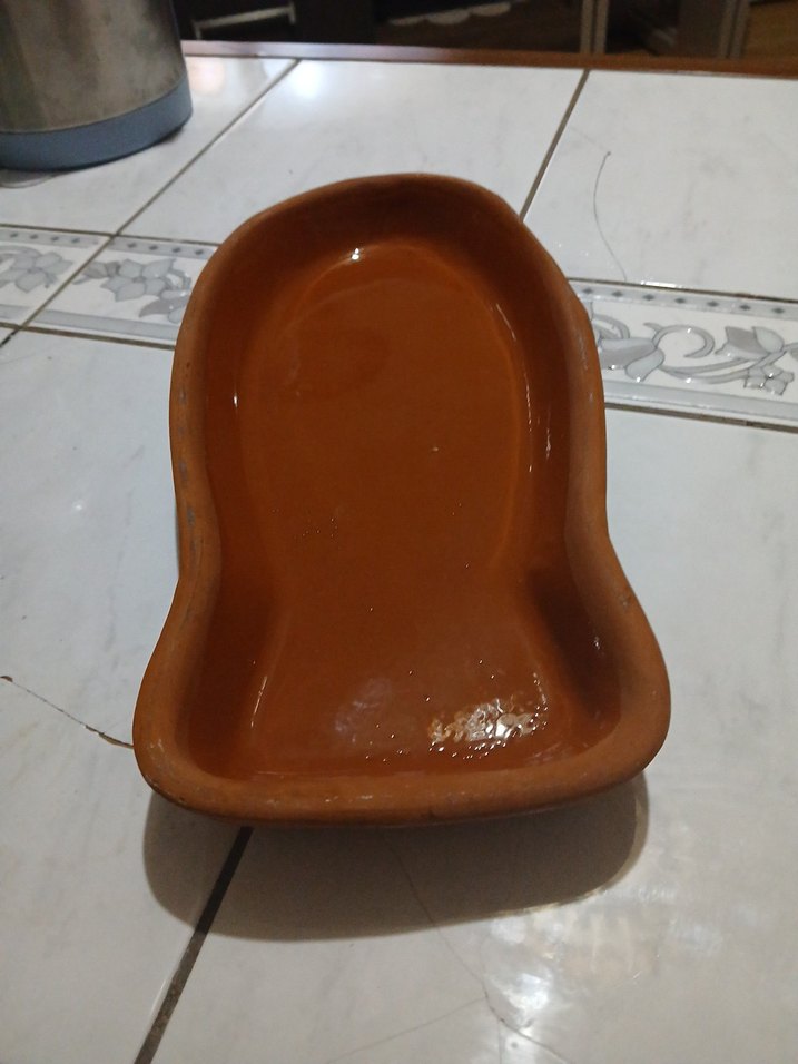 Koyu Kahverengi Seramik Yemek Kabı - Görsel 4