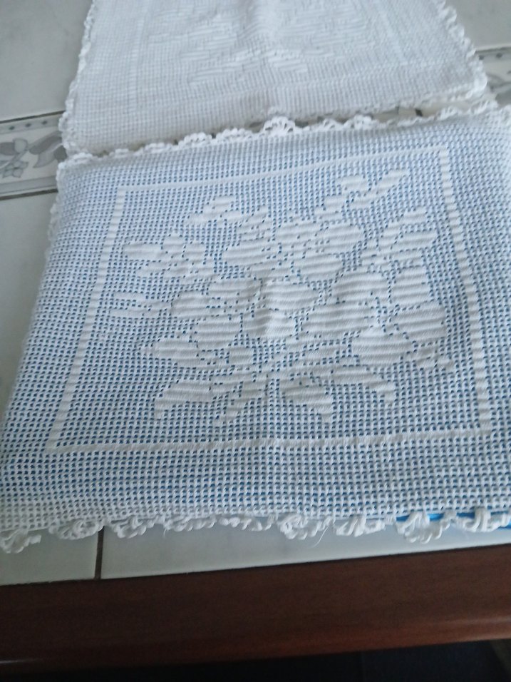 dantel çiçek desenli kırlent kılıfı - Görsel 2