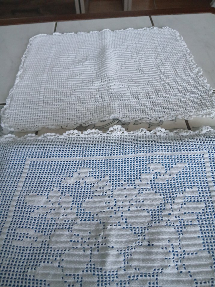 dantel çiçek desenli kırlent kılıfı - Görsel 3