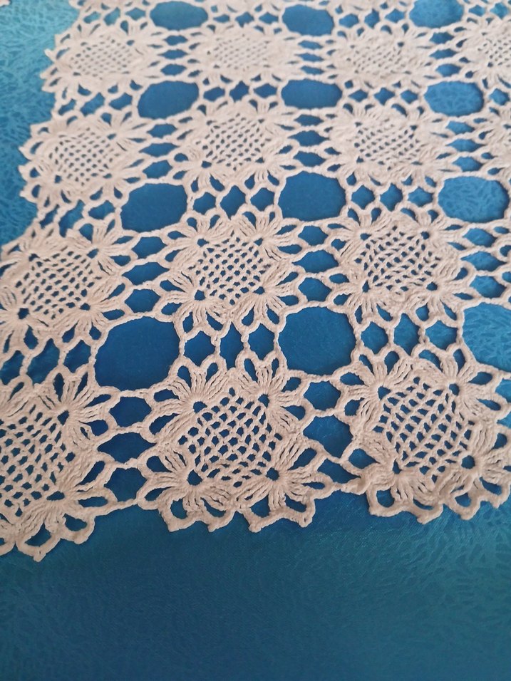 El Yapımı Dantel Motifli  tv danteli - Görsel 2