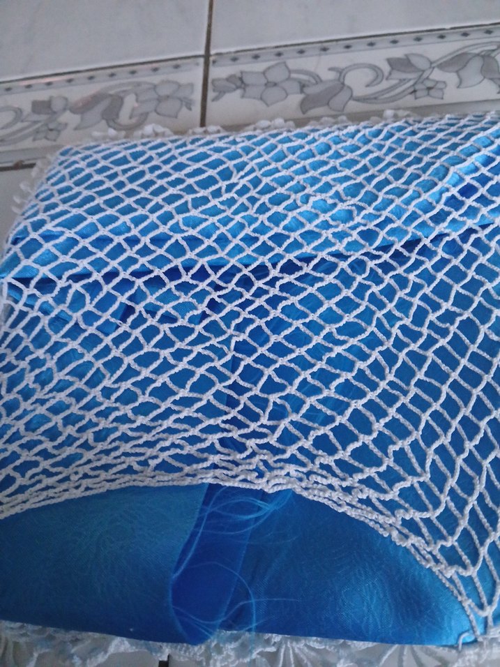 2 dantel motifli kırlent kılıfı - Görsel 4