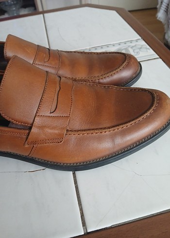 Klasik Kahverengi Deri Erkek Ayakkabı - Görsel 4