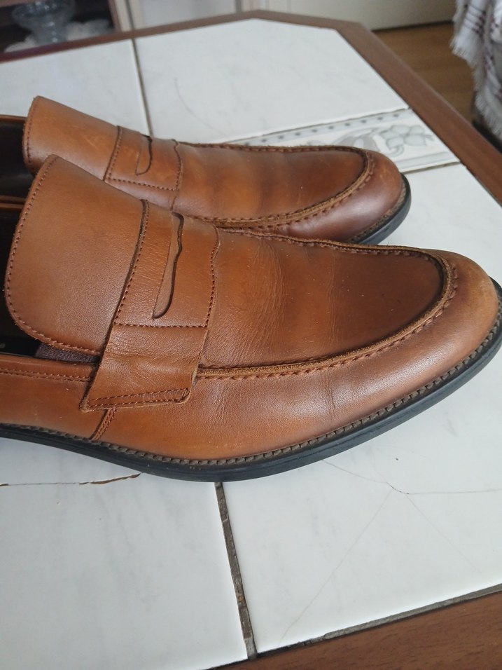 Klasik Kahverengi Deri Erkek Ayakkabı - Görsel 4