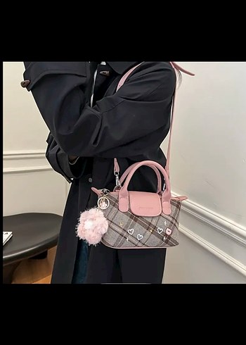 Pembe Kadın Omuz Çantası