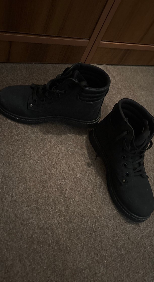 Siyah Süet Kadın Botları - Görsel 2