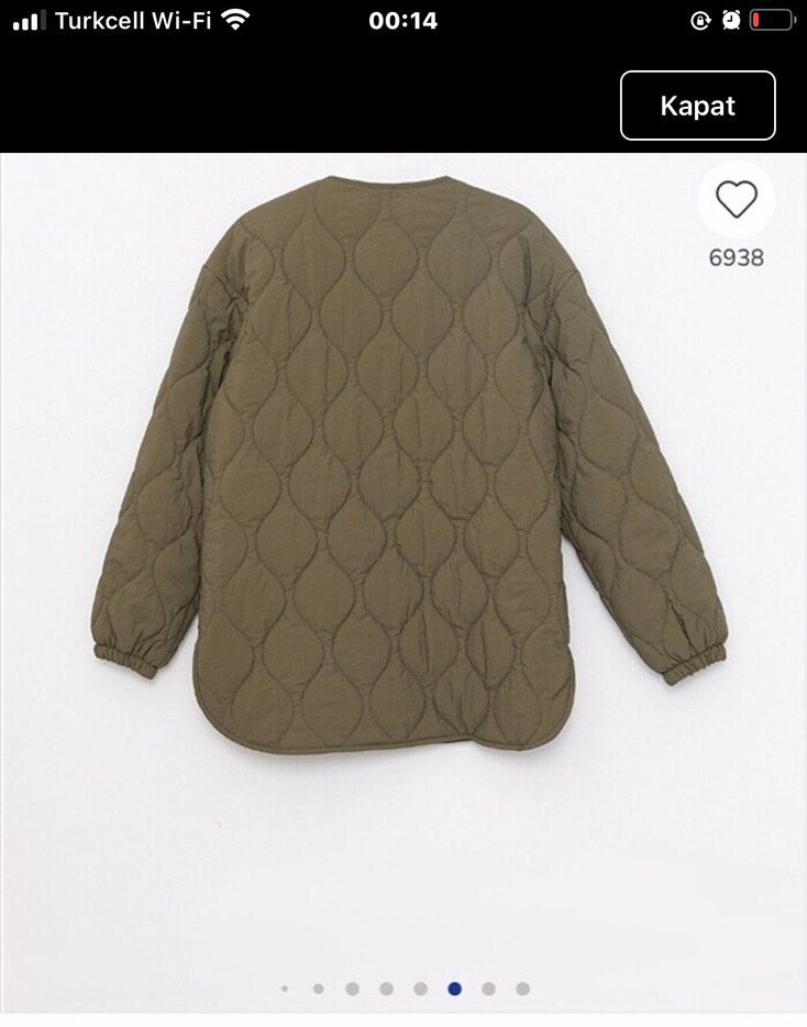 Dikiş Detaylı Kahverengi Fermuarlı Kadın Ceket - Görsel 2