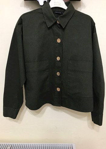 Düğmeli Siyah Keten Kadın Gömlek - Görsel 7