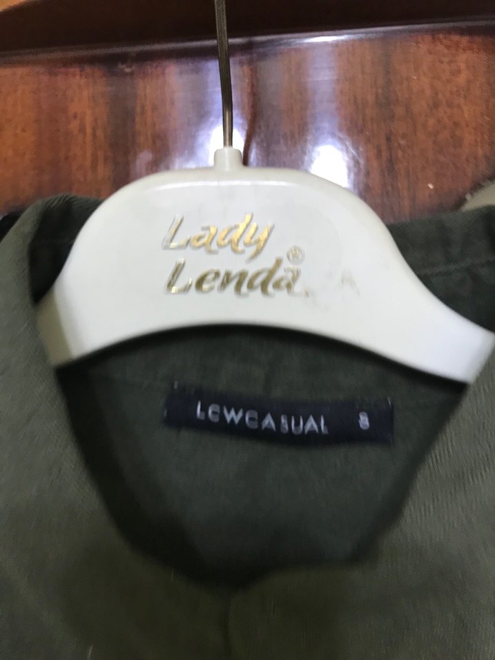 Düğmeli Siyah Keten Kadın Gömlek - Görsel 2