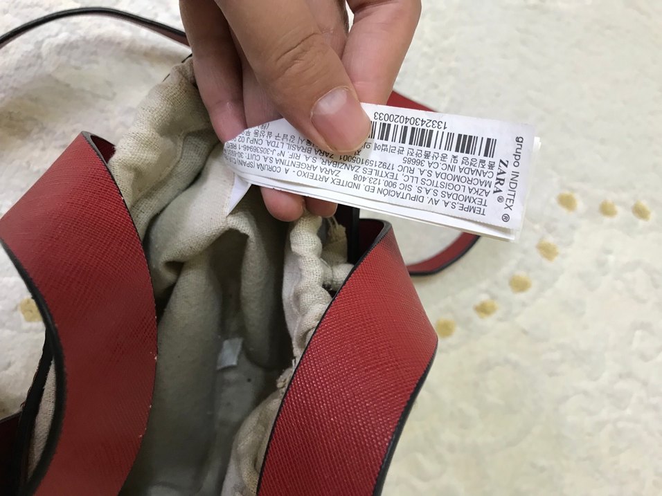 Kırmızı Deri Bohem Kadın Çanta - Görsel 4