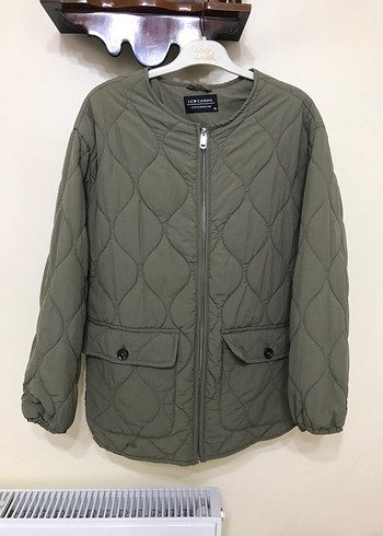 Düğmeli Khaki Kadın Ceket - Görsel 2