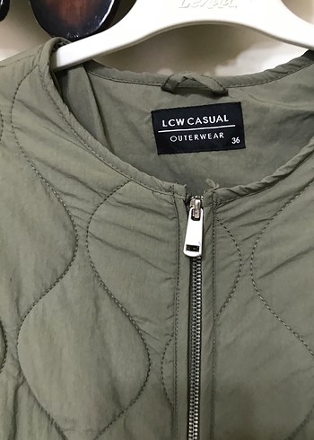 Düğmeli Khaki Kadın Ceket - Görsel 4