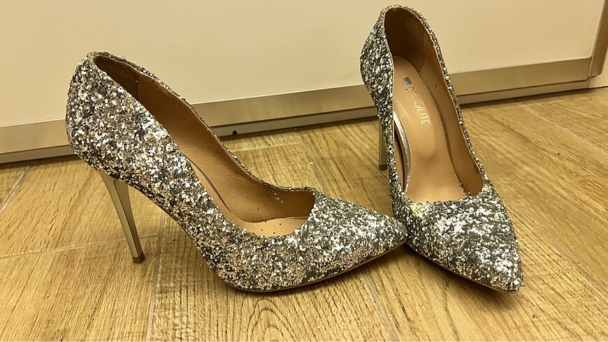 38 Beden Stiletto gri pullu