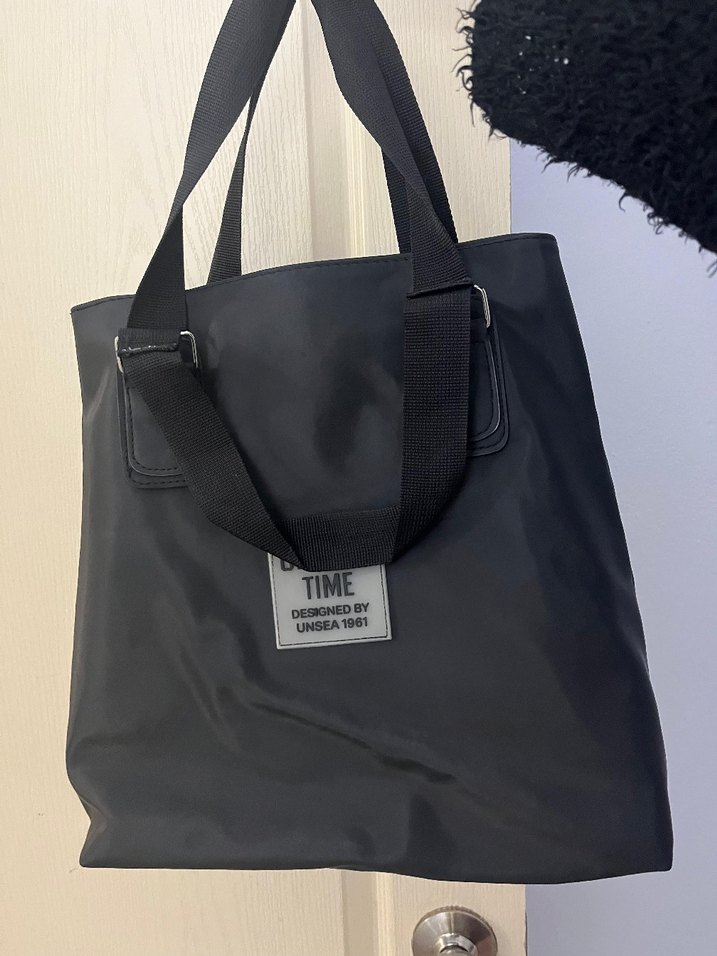 Siyah Baskılı Kadın Omuz Çantası - Görsel 3