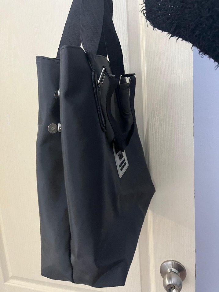 Siyah Baskılı Kadın Omuz Çantası - Görsel 2