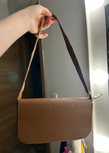 Kahverengi Deri Kadın Çanta - Görsel 2