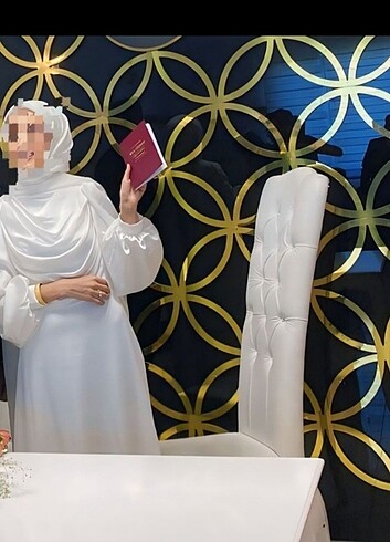 Tesettür nikah elbisesi 