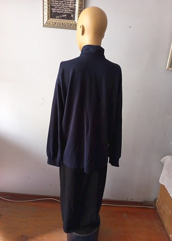 Fermuarlı Siyah Kadın üst - Görsel 3