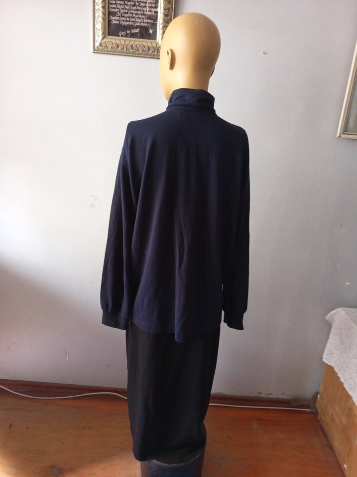 Fermuarlı Siyah Kadın üst - Görsel 3