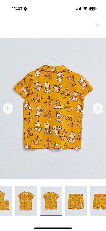 24-36 Ay Beden Winnie the pooh pijama takımı