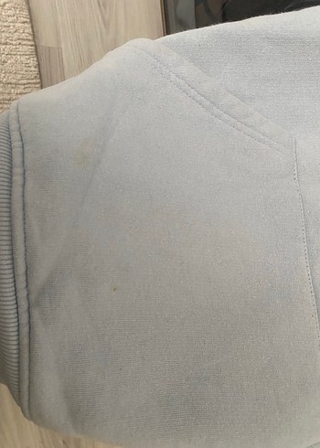 Açık mavi Kapüşonlu Sweatshirt - Görsel 3