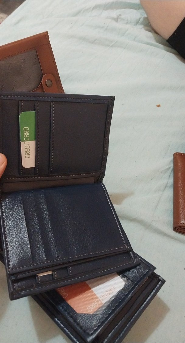 Deri Erkek Cüzdanı - Koyu Kahverengi - Görsel 4