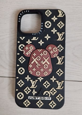 Kahverengi Bohem Telefon Kılıfı Velcro Kapaklı - Görsel 3