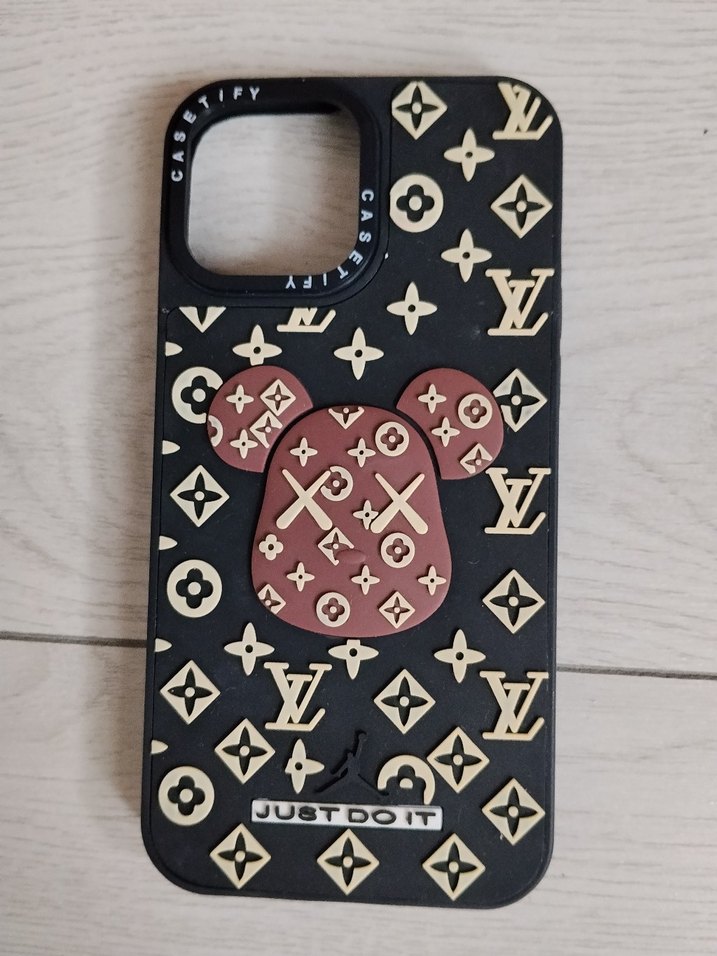 Kahverengi Bohem Telefon Kılıfı Velcro Kapaklı - Görsel 3