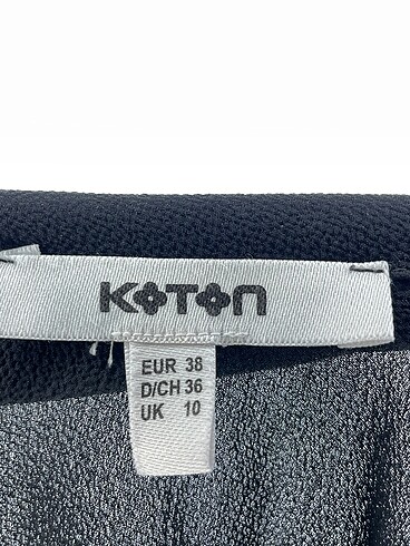 38 Beden siyah Renk Koton Bluz %70 İndirimli.
