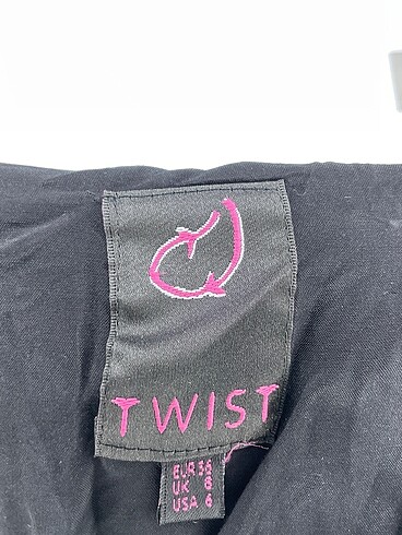 36 Beden siyah Renk Twist Hırka %70 İndirimli.