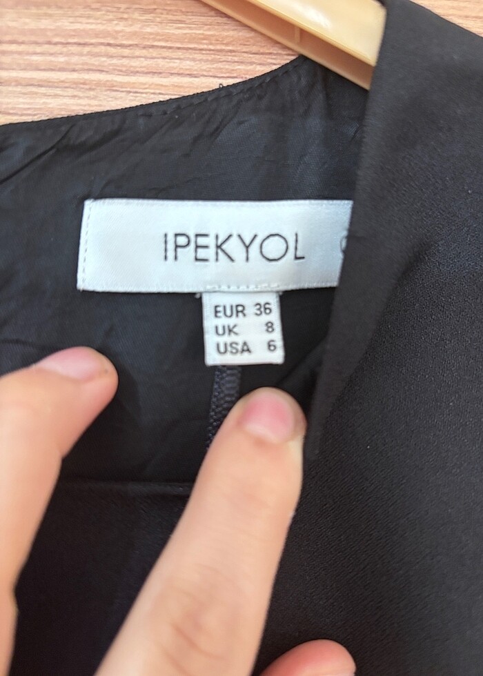 İpekyol siyah kalem elbise - Görsel 4