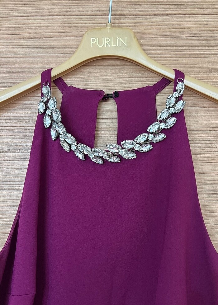 Bel ve boyun detaylı harika abiye - Görsel 2