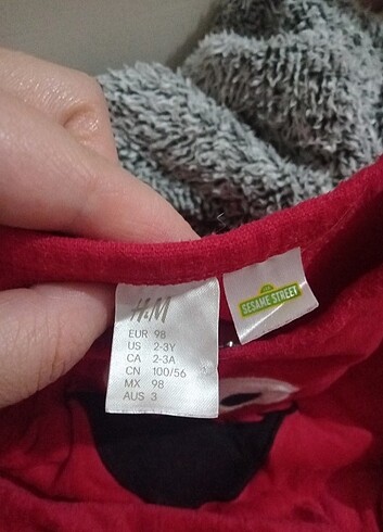 24-36 Ay Beden kırmızı Renk H&M tulum 