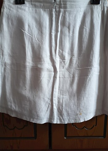 Beyaz Mini Etek - Görsel 3