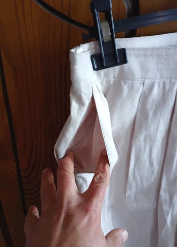 Beyaz Mini Etek - Görsel 4