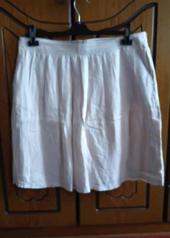 Beyaz Mini Etek - Görsel 2