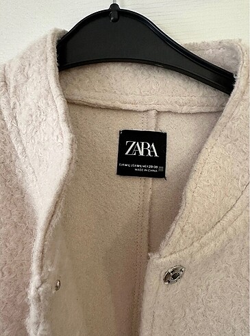 m Beden beyaz Renk zara bomber ceket