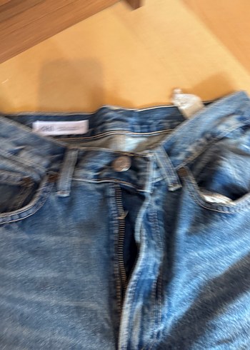38 Beden mavi Renk zara jean pantolon