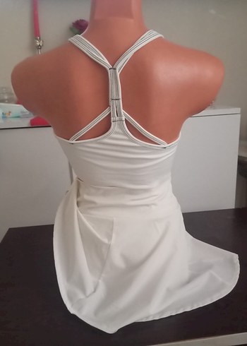 Beyaz Mini Atlet ve Etek Takımı - Görsel 2