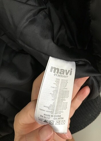 m Beden Mavi orjinal mont