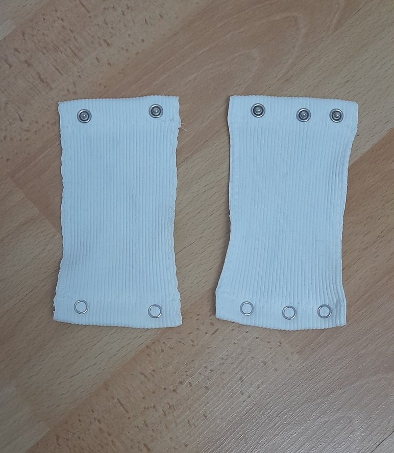 Çocuk için beyaz çıtçıtlı içlik parçaları - Görsel 2