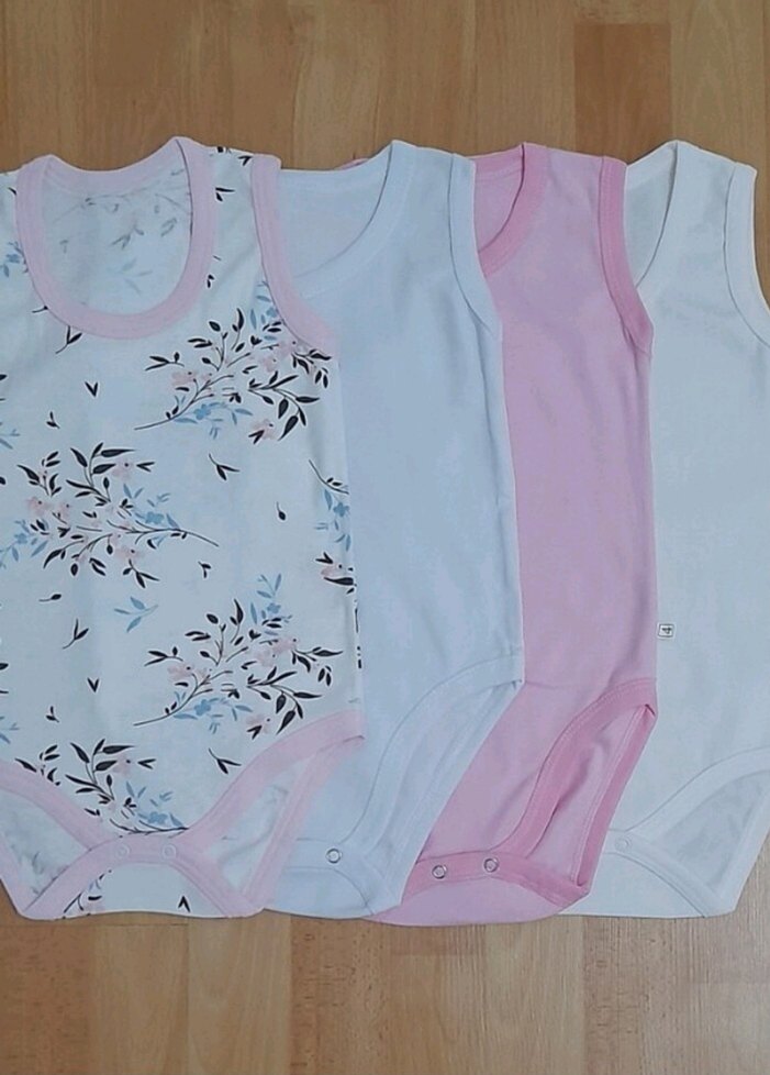 Beyaz Bebek Atlet 5'li Paket - Görsel 2