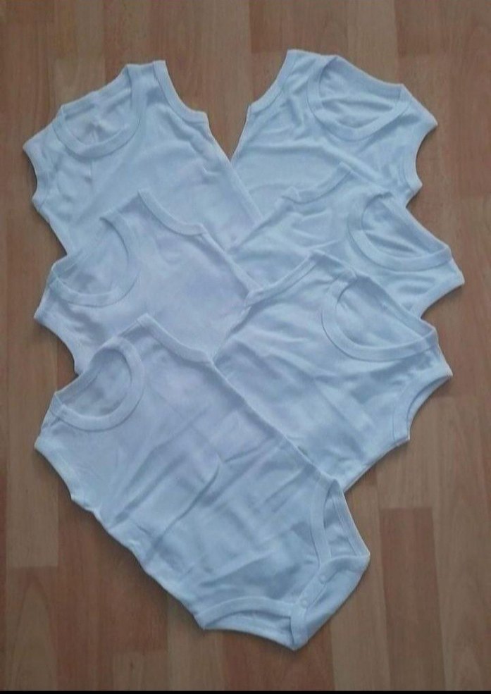 Beyaz Bebek Atlet 5'li Paket - Görsel 3