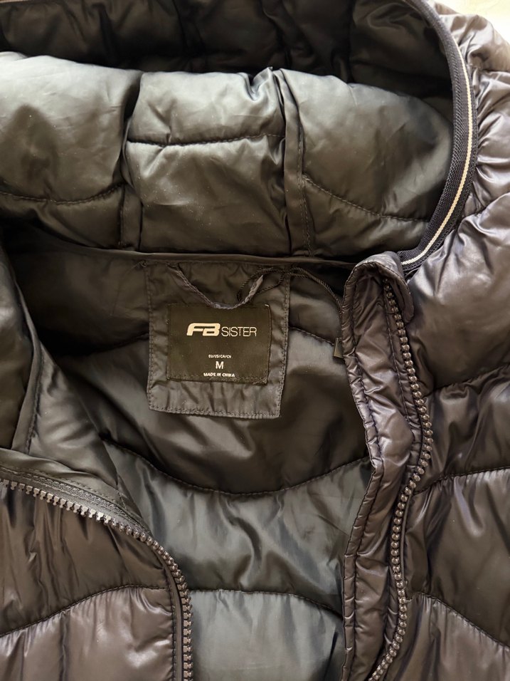 Lacivert Fermuarlı Kadın Kışlık Mont - Görsel 2