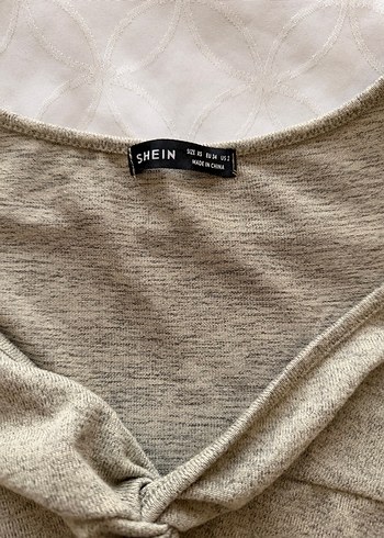 Shein Uzun Kollu Mini Elbise - Görsel 7